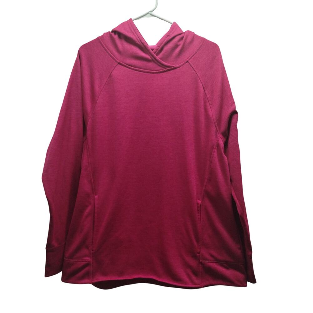 Champion C9 Women's Size XXL Heather Pink Kangaroo Pocket Pullover Hoodie